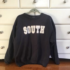 Oversized navy south sweatshirt from Rhode Island